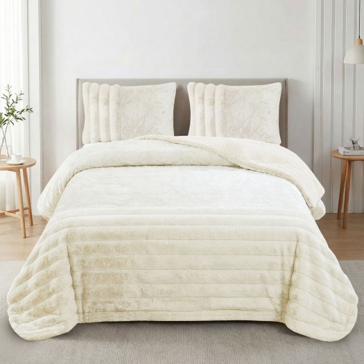 COMFORTER SHERPA FLOR